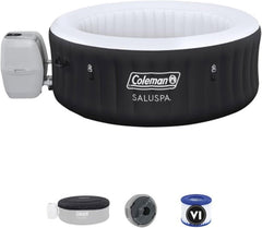 SaluSpa Miami AirJet Inflatable Hot Tub 2 To 4 Person Black-1