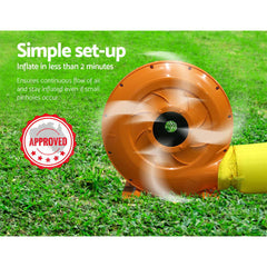 NNEDSZ Inflatable Water Jumping Castle Bouncer Kid Toy Windsor Slide Splash-1