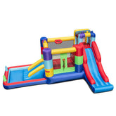 Inflatable Bounce House with 680W Blower and Ball Pit-0