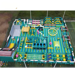 Soft Summits 3rd Generation Obstacle Course with colorful tunnels, climbing walls, and slides for outdoor active play.