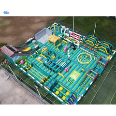 Soft Summits 3rd Generation Obstacle Course with colorful tunnels, climbing walls, and slides for kids' outdoor play.