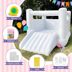 Large White Bounce House for Kids and Adults