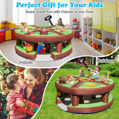 NNECW Inflatable Human Whack a Mole with 480W Blower for Kids Aged 3+-2