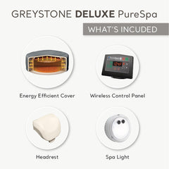Greystone Deluxe 4 Person Inflatable Hot Tub