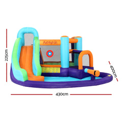 NNEDSZ AirMyFun Inflatable Water Slide Kids Jumping Castle Trampoline Outdoor-1