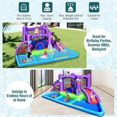 Inflatable Water Slide Castle without Blower-1
