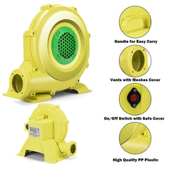 NNECW 680W Electric Air Fan Blower for Inflatable Bounce House