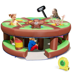 NNECW Inflatable Human Whack a Mole with 480W Blower for Kids Aged 3+